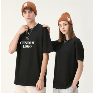 เสื้อยืดคอกลมแขนสั้นทรงปกติ ผ้าถักเนื้อหนัก 230 GSM คุณภาพสูง พิมพ์ลาย |   เสื้อผ้าฝ้ายแท้ 100% สกรีนโลโก้ตามสั่ง สำหรับผู้ชาย สไตล์ลำลอง - Product Image 1