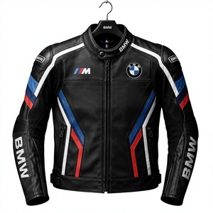 Men's Custom Super MotoCP Track Cowhide <b>Racing</b> <b>Jacket</b>/Chaqueta Leather Motorbike CE Level 2 Protection Made To Measure Approved - Product Image 2