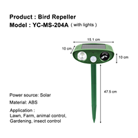 Répulsif Solaire pour Animaux Sauvages OMNI CATCH avec Support de Personnalisation - Exclusivité Distributeur