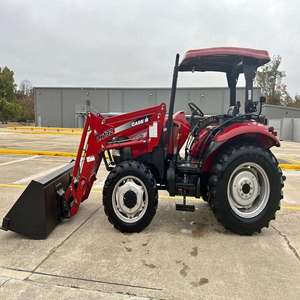 รถแทรกเตอร์ Case IH สีแดง ขับเคลื่อน 4 ล้อ พร้อมที่ตักด้านหน้า รถแทรกเตอร์สำหรับฟาร์มขนาดเล็ก - Product Image 2