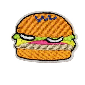 Loverly Donut Hamburger Lait Coeur Broderie Vêtements Patch pour Vêtements Fer sur Patch Punk Fille Femme Motif Applique Accessoire - Product Image 5