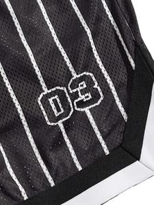 กางเกงบาสเก็ตบอลผู้ชายสไตล์สตรีทแฟชั่น แห้งเร็ว ผลิตตามสั่ง เป็นมิตรกับสิ่งแวดล้อม โพลีเอสเตอร์ ระบายอากาศได้ดี ดีไซน์ตาข่ายต้านเชื้อแบคทีเรีย - Product Image 5