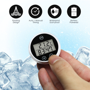 Thermomètre numérique flottant 2-en-1 et minuteur de compte à rebours, étanche IP68, capteur de température haute précision pour bains à remous - Product Image 2