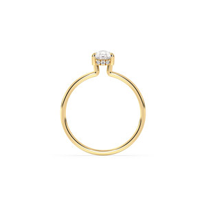 Bague de fiançailles REYES, nouvelle arrivée, argent sterling 925, coupe poire, 0,84 carat, moissanite VVS, pour femme, certifiée GRA, bijoux fins - Product Image 6