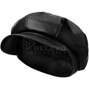 Gorra de cuero ligera personalizada, transpirable, estilo trucker, ajustable, informal, para verano e invierno - Product Image 1