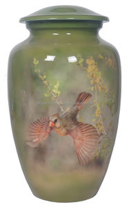 Urna de pájaros humectante, urna de cremación, suministros funerarios clásicos, esmalte de alta calidad para cenizas humanos - Product Image 6