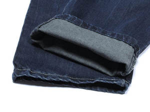 Jean en denim décontracté pour homme, coupe droite, taille moyenne, en coton, style délavé, nouvelle collection printemps-automne, tendance, marque personnalisée, ODM - Product Image 4
