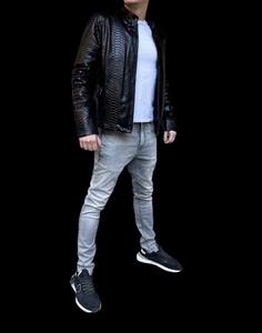 Blouson de moto pour homme, écologique, respirant, coupe-vent, imperméable, séchage rapide, teint en pièce, col montant, doublure, fermeture éclair - Product Image 2