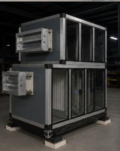 Unidad de Manejo de Aire (UMA) de Doble Planta con Motor AC, Alto Flujo de Aire, para Cuartos Limpios, con Filtración, Refrigeración y Calefacción para Aplicaciones Farmacéuticas - Product Image 2