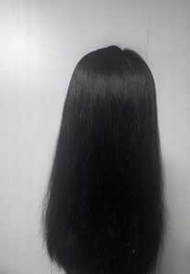 Topper de cheveux humains brésiliens Remy brun clair pour femmes, haute densité 150%, sans nœuds, 20 pouces, longueur moyenne, sans colle pour la base - Product Image 2