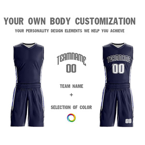 Conjunto de Camiseta y Pantalones Cortos de Baloncesto Personalizados con Nombre del Equipo, Impresión Sublimada, Poliéster Transpirable, Ropa Deportiva Unisex para Adultos - Product Image 2
