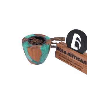 Brûleur d'encens de Dubaï, brûleur d'huile, brûleur de parfum, brûleur d'agarwood, encensoir orthodoxe, thurible, brûleur d'oud, brûleur de bukhoor, en bois d'acacia, fait main - Product Image 1