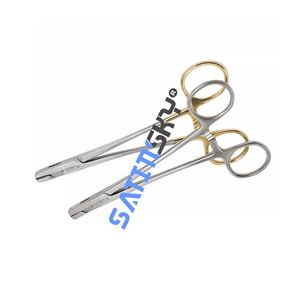 Juego de 7 Piezas de Pinzas Hemostáticas Manuales, Portaagujas, Tijeras y Pinzas para Entrenamiento Educativo y Procedimientos Médicos - Product Image 5