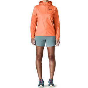 Veste coupe-vent tendance pour femme, ultralégère, à capuche, pliable, en nylon, pour la course à pied, la randonnée, coupe-vent, extérieur, option personnalisée, veste shell - Product Image 6