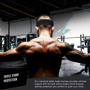 Weightlifting Head <b>Harness</b> Men Women Gym Neck Strength Trainer Football MMA Conditioning OEM Supplier - Product Image 5