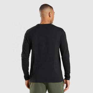 Nueva Camiseta Unisex de Cuello Redondo, Estilo Urbano, con Logotipo Personalizado Serigrafiado en la Parte Delantera, Manga Larga, Tejido Grueso de 260g, para Hombre - Product Image 2