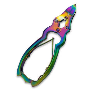 Coupe-ongles professionnel Mycotic 6 pouces à double action en acier inoxydable multicolore pour ongles épais - Product Image 1