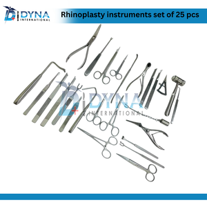 Juego de instrumentos de rinoplastia Manual de acero inoxidable de alta calidad, 25 uds., Kit de cirugía plástica Nasal y Facial - Product Image 3