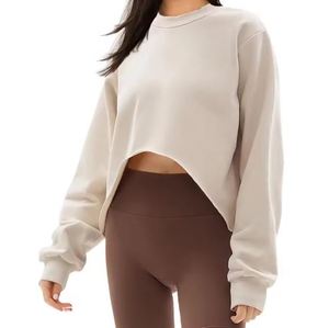 Sweat-shirt d'hiver à col rond personnalisé pour homme - Tissu en polaire, style streetwear surdimensionné - Product Image 6