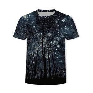 Camisetas de Hombre con Estampado por Sublimación, Diseño Nuevo, Corte Regular Informal, 100% Poliéster Jersey, Ecológicas, de Secado Rápido y Transpirables - Product Image 1