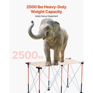 Banco da Lavoro Pieghevole Portatile 1.26 x 0.67 m, Capacità di Carico 1134 kg, Nessun Montaggio Richiesto, per Lavorazione del Legno - Product Image 2