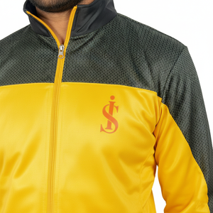 Survêtement d'entraînement pour homme, mode hiver, coupe ajustée, à capuche, deux pièces, leggings de course chauds, 100% coton, respirant - Product Image 4