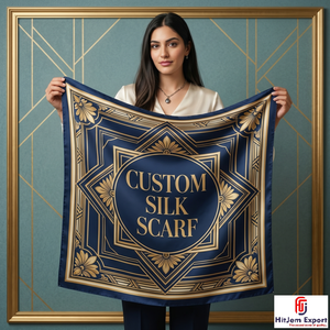 Premium Custom Printed Silk Feel Square Hijab Scarf Fashion <b>Head</b> <b>Wrap</b> Shawl OEM ODM Textile Export Manufacturer Supplier Custom - Product Image 4