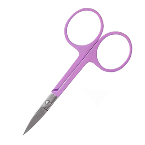 Professional <b>Scissors</b> with Sharp Blade Tip Purple Titanium <b>Cuticle</b> <b>Scissors</b> Stainless Steel Fine Point Straight Blade Nail Care - Product Image 6
