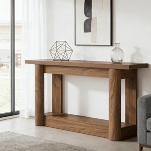 Consolle Lunga in Legno Massello Contemporanea per Casa, Appartamento e Hotel - Product Image 3