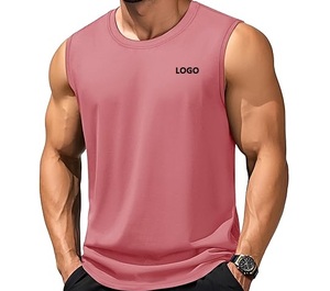 เสื้อกล้ามผู้ชาย ผ้าฝ้าย สำหรับออกกำลังกาย ฟิตเนส ใส่ลำลอง ฤดูร้อน สกรีนโลโก้ได้ ใส่ได้ทุกฤดู - Product Image 6