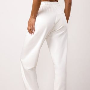 Nouveau pantalon de survêtement décontracté coupe droite pour femme 2026 avec logo personnalisé, idéal pour l'entraînement et le yoga, avec poches pour téléphone - Product Image 5