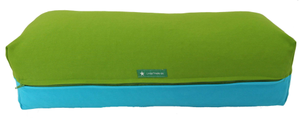 Yoga Bolster <b>Rectangular</b> <b>Cushion</b> Purple Cotton Canvas Washable 27x10x5.5 Inches for Yoga Exercise and Meditation Support - Product Image 4