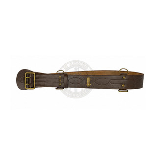 Ceinture en cuir personnalisée Sam Browne avec sangle durable, boucle en acier, style décontracté, personnalisable et écologique - Product Image 3