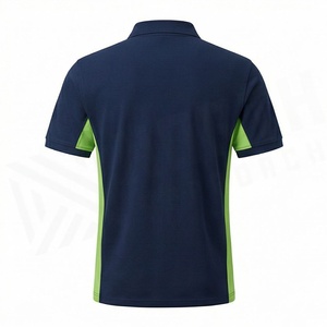 เสื้อโปโลผู้ชายไซส์ใหญ่ ผ้าโพลีเอสเตอร์ตาข่าย พิมพ์โลโก้ตามสั่ง คอปกแบบพับได้ สีสันปรับแต่งได้ ชุดกีฬาคุณภาพพรีเมียม - Product Image 2