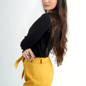 Camisetas Casuales de Color Sólido para Mujer, Último Estilo, Venta al por Mayor, Último Diseño, Camisetas Blancas para Mujer, 100% Algodón Elástico - Product Image 3