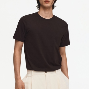 Camiseta Vintage de Algodón Pesado Transpirable para Hombre, Estilo Hip Hop, Corte Regular, 320 GSM, Manga Larga, Cuello Redondo, Ecológica, Lisa - Product Image 1