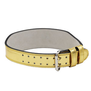 ANAX SPORTS Ceinture de musculation en cuir de vachette personnalisable, flexible, réglable et respirante, avec logo élégant, pour la sécurité et la performance en fitness - Product Image 1