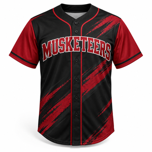 Maillot de baseball personnalisé avec logo imprimé 2026 pour unisexe, nouveau design, maillot de baseball de bonne qualité en couleurs unies, très respirant - Product Image 6