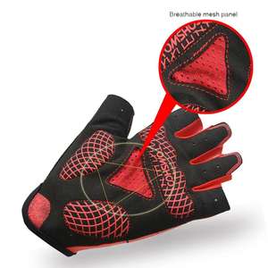 Guantes de Ciclismo de Verano, Medios Dedos, Secado Rápido, Alta Velocidad, Transpirables, Antideslizantes - Product Image 6
