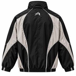 Even You Unisex Vintage Color Block Tracksuit <b>Pants</b> Drawstring <b>Wide</b> <b>Leg</b> Jogger windbreaker for Streetwear - Product Image 4