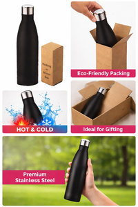 Bouteille d'eau PureLife Aqua Steel promotionnelle avec personnalisation et impression pour la fête des mères et les cadeaux de Thanksgiving - Product Image 3