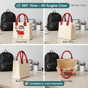 Most Selling Kids Tote <b>Bag</b> <b>Foldable</b> Canvas Shopping <b>Bag</b> For Children Eco Friendly Daily Use Available For Sale - Product Image 6