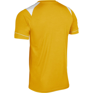 Camiseta de Fútbol Roja para Hombre, Cuello en V, Manga Corta, Poliéster que Absorbe la Humedad, Ropa Deportiva Atlética, Corte Regular para Adultos, Diseño con Bloques de Color - Product Image 6