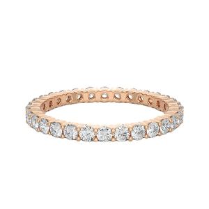 Anillo de Diamantes con Diamantes Naturales Certificados por Laboratorio para Mujer, Colección con Certificación IGI e Ingemco en India, Precios al por Mayor - Product Image 1