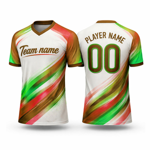 High Quality Custom men team soccer wear High quality sublimation <b>T</b>-<b>shirts</b> 100% <b>polyester</b> quick drying Men's football jerseys - Product Image 4