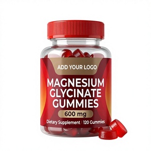 Gomitas de Glicinato de Magnesio de Marca Privada, Suplemento Dietético para Adultos, Certificado GMP, Fabricante OEM - Product Image 1