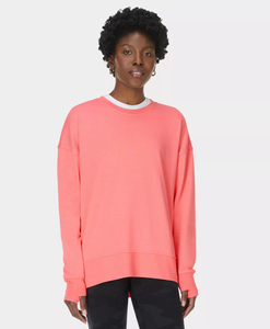 Sweat-shirt à col rond surdimensionné en molleton avec logo personnalisé, broderie de haute qualité, sweat-shirt graphique pour femmes, streetwear pour femmes - Product Image 2