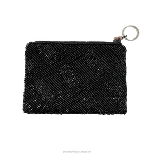 Bolso de mano plegable con cuentas bordadas a mano, cierre magnético con diseño de labios y rayos, para regalos, fiestas y accesorios - Product Image 3