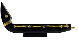 กล่องเครื่องเทศรูปเรืองูแบบดั้งเดิมของเคอราลา กล่องไม้ใส่เครื่องเทศแบบดั้งเดิม ของขวัญขึ้นบ้านใหม่สุดพิเศษ ของตกแต่งห้องครัว - Product Image 5