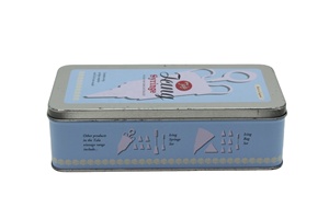 Hình chữ nhật kim loại thiếc sô cô la đóng gói có thể với tái chế vật liệu cho nhai kẹo cao su & thức ăn vật nuôi - Product Image 3